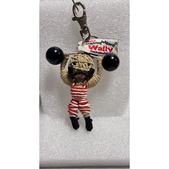 Kamibashi Other - Kamibashi Wally The Original String Doll Gang Circus Strong Man Keychain NWT